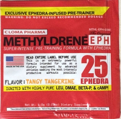Пробник предтренировочного комплекса Methyldrene EPH от Cloma Pharma